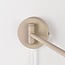 Wandlamp Brino met verstelbare arm - zandbeige