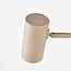 Wandlamp Brino met verstelbare arm in zandbeige