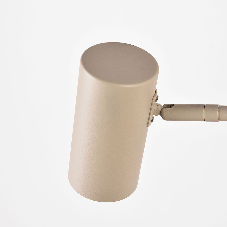 Wandlamp Brino met verstelbare arm - zandbeige