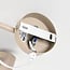 Wandlamp Brino met verstelbare arm - zandbeige