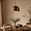 Hanglamp New York - bronskleur met goudkleurige binnenzijde