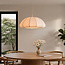 Hanglamp Lotta met stoffen kap - gebroken wit
