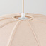 Hanglamp Lotta met stoffen kap - gebroken wit