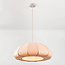 Hanglamp Lotta met stoffen kap - gebroken wit