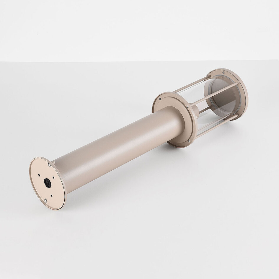 Staande buitenlamp Penn met helder glas - beige