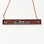 Japandi  hanglamp Florinda met travertin (natuursteen) en hout, 2-lichts