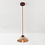 Japandi  hanglamp Flory met travertin (natuursteen) en hout