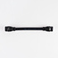 Aftakconnector voor prikkabels - zwart