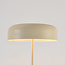 Vloerlamp Arlie met travertinlook voet - beige