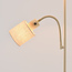Vloerlamp Savanna met verstelbare leeslamp - beige