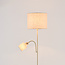 Vloerlamp Savanna met verstelbare leeslamp - beige
