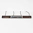 4-lichts hanglamp Palaio met ombre glas - bruin