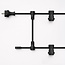 Aftakconnector voor prikkabels - zwart