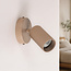 Wandspot Blaze met geribbelde spot - zandbeige