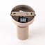 Wandspot Blaze met geribbelde spot - zandbeige