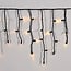 IJspegelverlichting koppelbaar | vanaf 3 meter | 114 LEDs | warm wit met twinkel | rubber