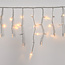 IJspegelverlichting koppelbaar | vanaf 3 meter | 114 LEDs | warm wit met twinkel | wit snoer | rubber