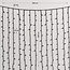 Lichtgordijn koppelbaar zwart | vanaf 2 meter | 300 LEDs | 2200K extra warm wit met twinkel | rubber
