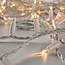 Lichtgordijn koppelbaar wit | vanaf 2 meter | 300 LEDs | 2200K extra warm wit met twinkel | rubber