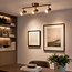 Moderne plafondlamp met 3 spots - Zane