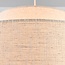 Hanglamp Tonio met gelaagde linnen kap
