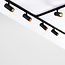 Modern 1-fase railsysteem van 3 meter met Jolie spots - plafondlamp