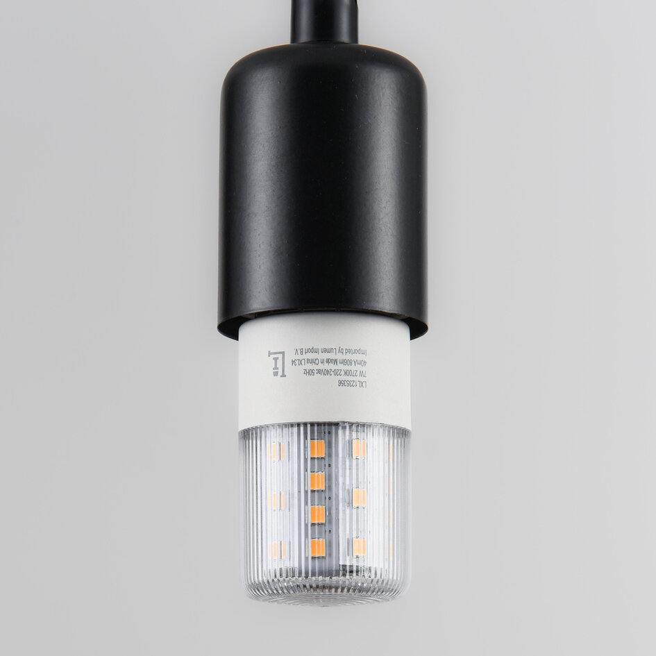 Compacte E27 LED lichtbron 7W, 2700K - dimbaar
