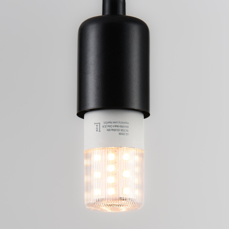 Compacte E27 LED lichtbron 7W, 2700K - dimbaar