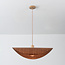 Hanglamp Roses met gevlochten bamboe - bruin