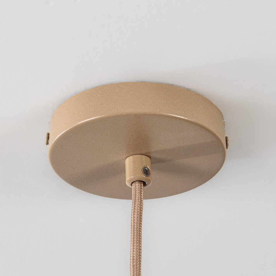 Hanglamp Norinda met gevlochten rotan - naturel