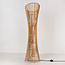 Staande lamp Floris met gevlochten bamboe - naturel