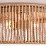 Plafondlamp Robian met kap van handgevlochten papiertouw - naturel