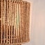 Wandlamp Navira van handgevlochten papiertouw - naturel