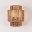 Wandlamp Navira van handgevlochten touw - naturel