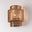 Wandlamp Navira van handgevlochten touw - naturel