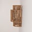 Wandlamp Navira van handgevlochten papiertouw - naturel