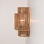 Wandlamp Navira van handgevlochten papiertouw - naturel