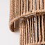 Wandlamp Navira met stekker van handgevlochten papiertouw - naturel