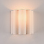 Wandlamp Masja met geplooide linnen kap