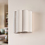 Wandlamp Masja met geplooide linnen kap