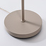 Vloerlamp Kodee beige met amber glas
