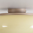 Plafondlamp Rosalie met beige glas