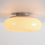 Plafondlamp Rosalie met beige glas