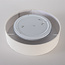 Plafondlamp Paulina met geribbelde fluwelen kap - beige