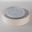 Plafondlamp Jantine met stoffen kap - beige