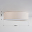 Plafondlamp Jantine met stoffen kap - beige