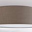 Plafondlamp Jantine met stoffen kap - taupe