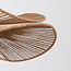 Hanglamp Janah met handgevlochten papieren kappen - beige