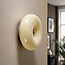 Wandlamp Rosalie met beige glas