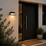 Industriële buitenwandlamp Jessy - zwart met geïntegreerde LED